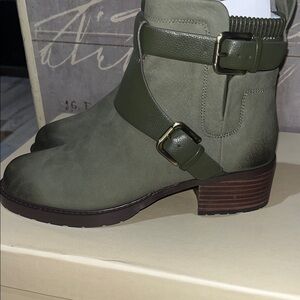 Stylish Olive Ankle Boots for Women